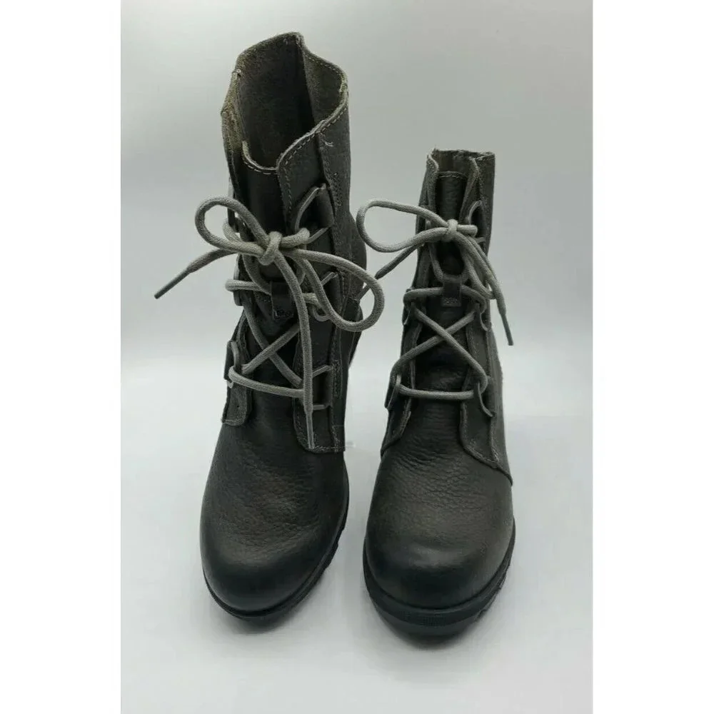 Sorel Joan of Arctic Wedge ii Waterproof Bootie #NL3491-052 in Quarry Size 7